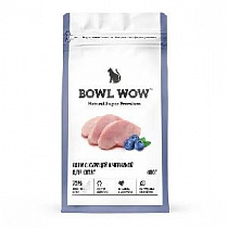 картинка для Корм 400г BOWL WOW с курицей и черникой для котят на сайте сети магазинов Бонифаций