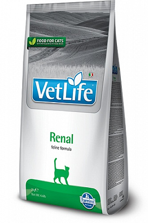 дополнительная картинка для Корм 400г Vet Life Renal для кошек при почечной недостаточности на сайте сети магазинов Бонифаций