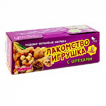 картинка для Медово-зерновые шарики 60гх3шт с орехами для грызунов на сайте сети магазинов Бонифаций