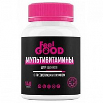 картинка для Мультивитамины 140тб FeelGOOD с пребиотиком и лизином для щенков на сайте сети магазинов Бонифаций