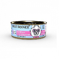картинка для Корм 100г Best Dinner Gastro Intestinal Exclusive телятина с потрошками для собак на сайте сети магазинов Бонифаций