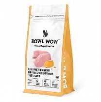 картинка для Корм 1,5кг BOWL WOW с индейкой и тыквой для кошек с чувствительным пищеварением на сайте сети магазинов Бонифаций