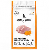 картинка для Корм 2кг BOWL WOW индейка,курица, рис, тыква для собак крупных пород на сайте сети магазинов Бонифаций