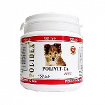 картинка для Полидэкс Поливит-Кальций 150таб витамины для собак на сайте сети магазинов Бонифаций