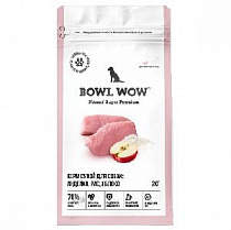 картинка для Корм 2кг BOWL WOW индейка, рис, яблоко для собак средних пород на сайте сети магазинов Бонифаций