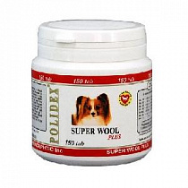 картинка для Полидэкс Супер Вул плюс 150таб витамины для собак на сайте сети магазинов Бонифаций