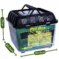 картинка для Переноска 20.5x20.5x17см "Pet Box Small" Lucky Reptile для рептилий на сайте сети магазинов Бонифаций