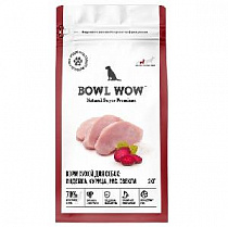 картинка для Корм 5кг BOWL WOW индейка,курица, рис, свекла для собак средних пород на сайте сети магазинов Бонифаций