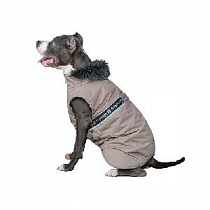 картинка для Попона зимняя кофе-47 для собак на сайте сети магазинов Бонифаций