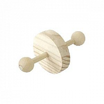картинка для Игрушка 4х8см Ring деревянная для грызунов на сайте сети магазинов Бонифаций