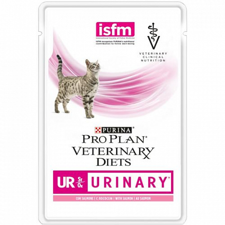 дополнительная картинка для Корм 85г PVD Purina Veterinary Diets UR с лососем при забол.моч.сист. для кошек (12381671) на сайте сети магазинов Бонифаций