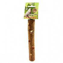 картинка для Жердочки "Сила природы" с лакомством 17см деревянная для птиц на сайте сети магазинов Бонифаций