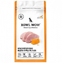 картинка для Корм 5кг BOWL WOW индейка,курица, рис, тыква для собак крупных пород на сайте сети магазинов Бонифаций