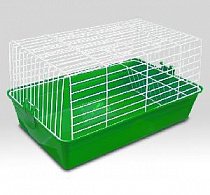 картинка для Клетка 60*36*32 "Вайти" зеленая для кролика на сайте сети магазинов Бонифаций