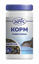 картинка для Корм 60г STAR Спирулина в таблетках для рыб на сайте сети магазинов Бонифаций